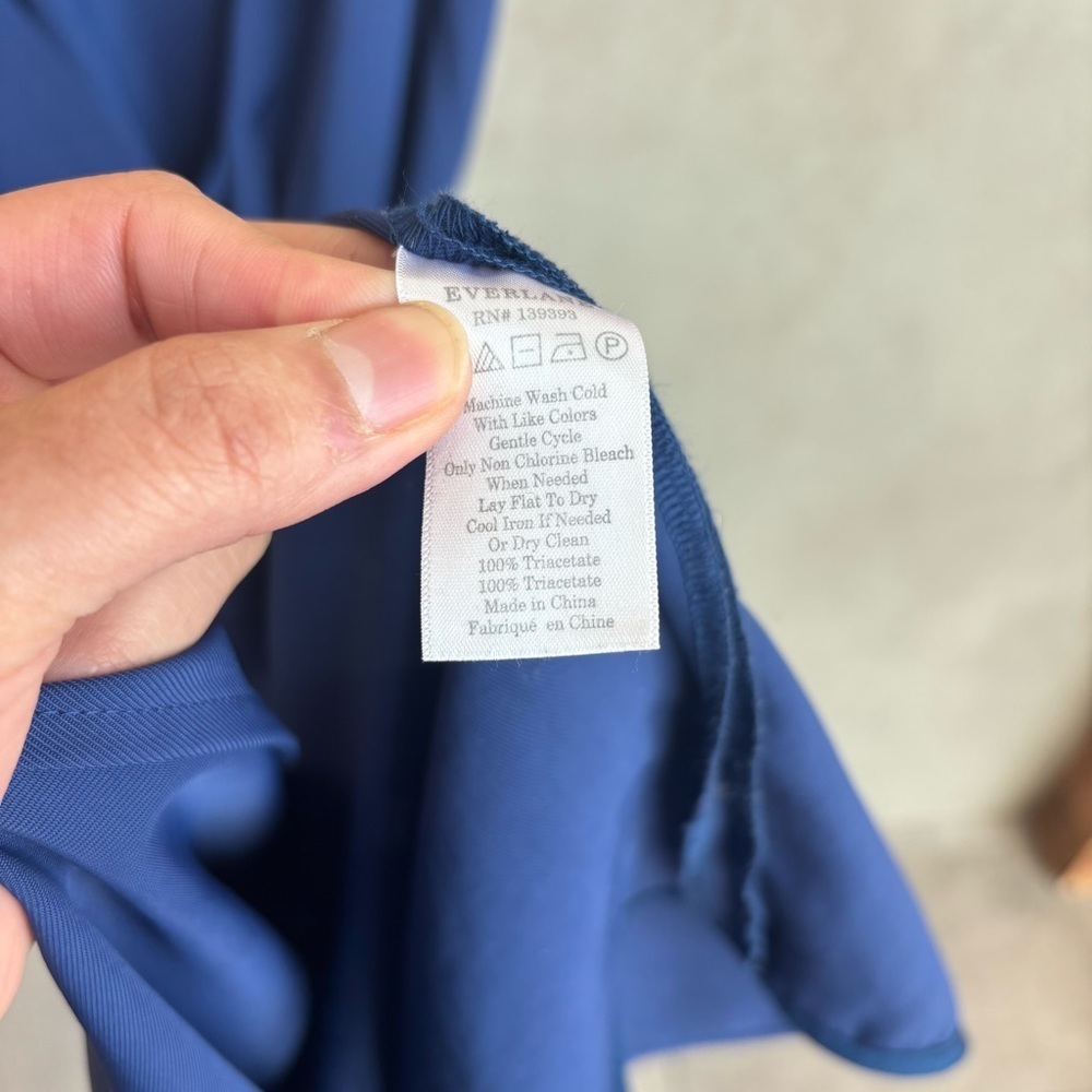 Everlane Japanese GoWeave Tank Wrap Midi Dress, Size 4 - Picture 14 of 14